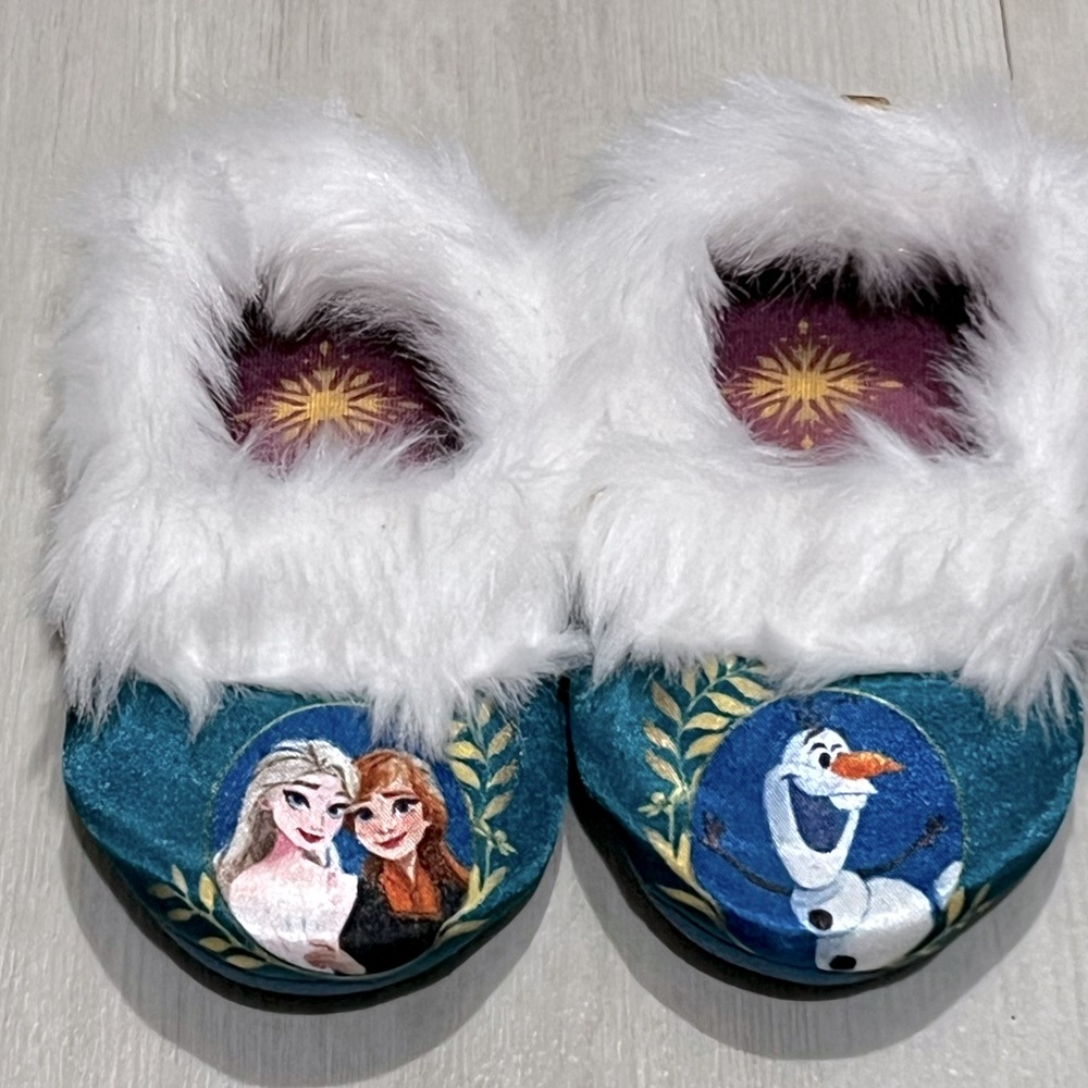 Frozen Toddler Fur Slippers
